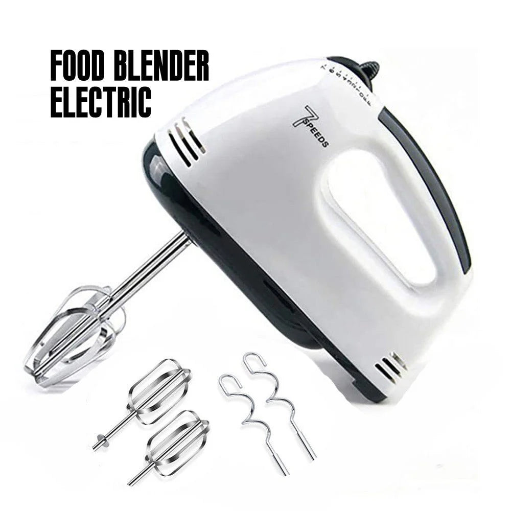 Super Hand Mixer Speed Electric with Turbo & Stainless Steel Attachments