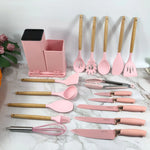 Load image into Gallery viewer, 19PCS Kitchen Set Complete Utensils &amp; Knife Toolkit
