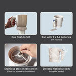 Load image into Gallery viewer, Battery Operated Flour Sifter Electric Handheld Sifter for Easy Baking
