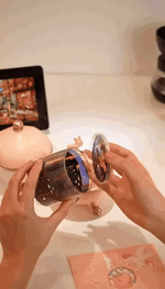 Load image into Gallery viewer, Bunny’s Carousel Projection Lamp
