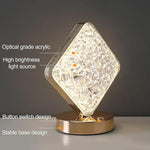 Load image into Gallery viewer, Crystal Diamond LED Table Lamp Elegant &amp; Modern Lighting
