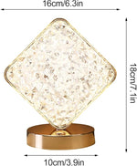 Load image into Gallery viewer, Crystal Diamond LED Table Lamp Elegant &amp; Modern Lighting

