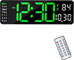 Load image into Gallery viewer, Digital LED Wall Clock
