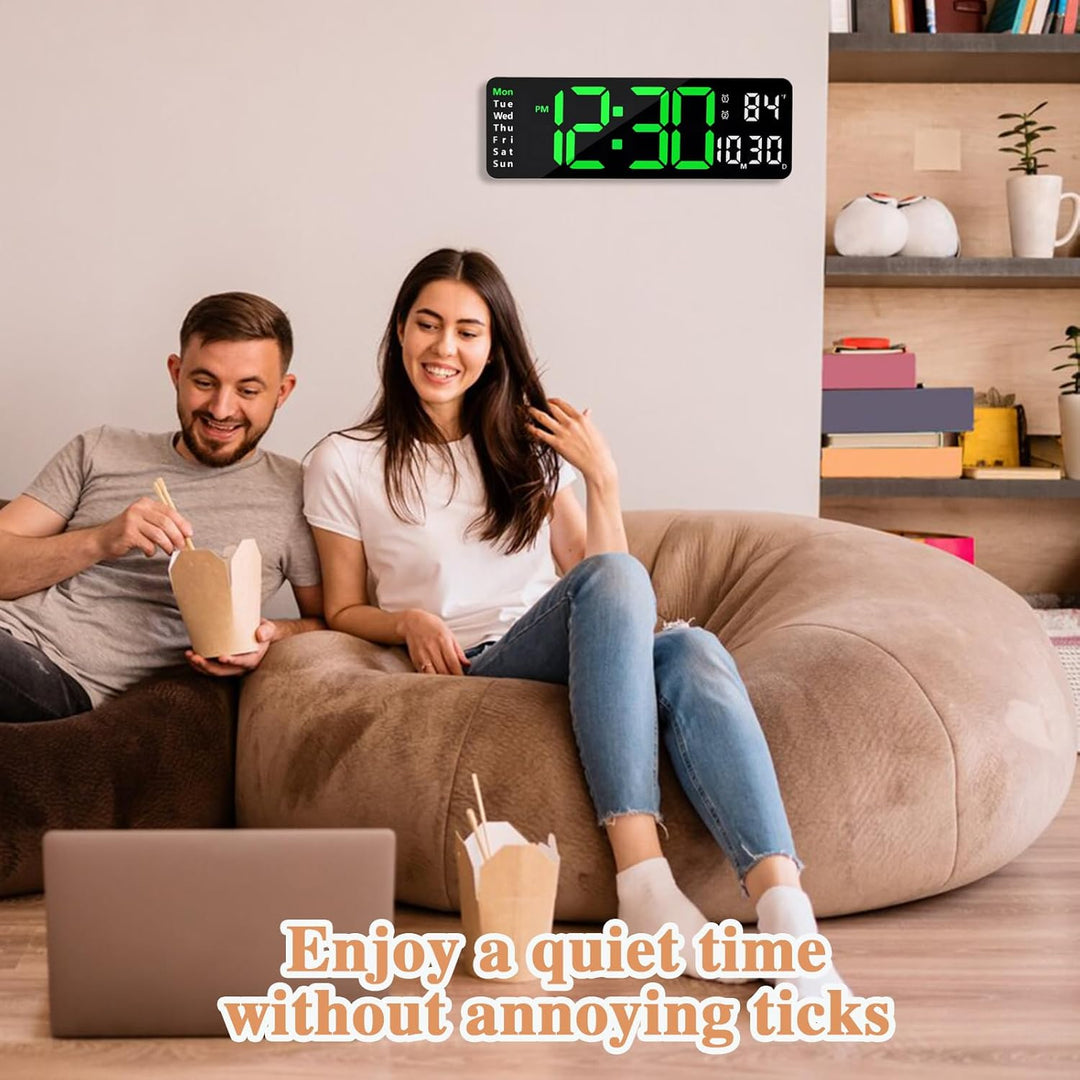 Digital LED Wall Clock