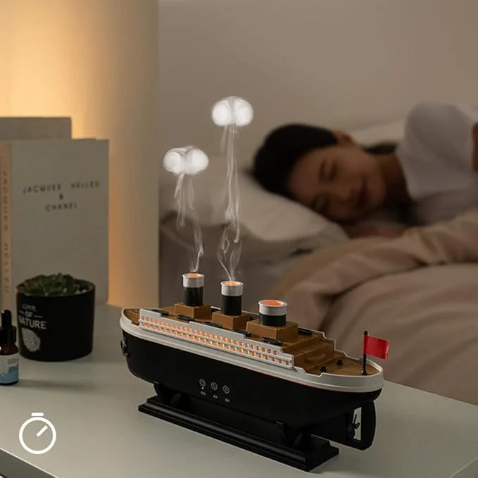 Jellyfish Ship-Shaped Aroma Diffuser Unique Home Fragrance