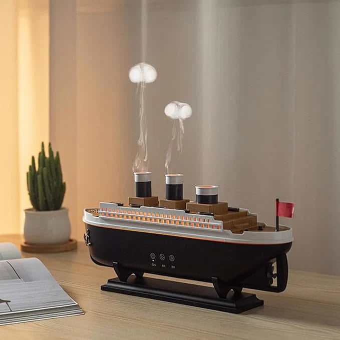 Jellyfish Ship-Shaped Aroma Diffuser Unique Home Fragrance