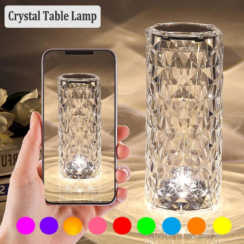 LED Crystal Table Lamp Elegant & Modern Lighting