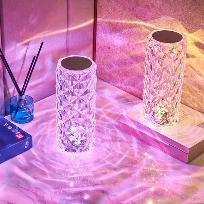LED Crystal Table Lamp Elegant & Modern Lighting