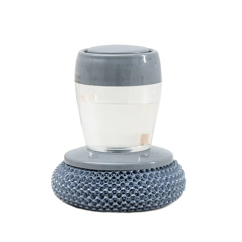 Liquid-Dispensing Pot & Pan Brush Easy Cleaning Tool