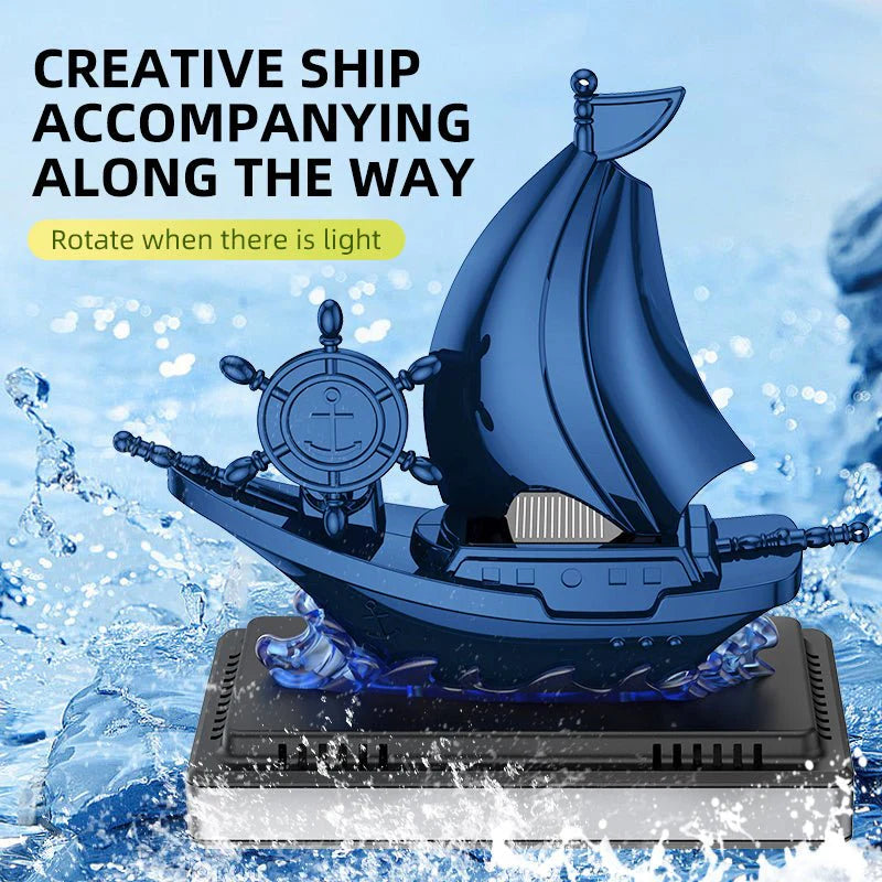 Luxury Solar Boat Air Freshener Freshness Powered by the Sun