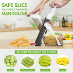 Load image into Gallery viewer, Manual Vegetable Cutter 4-in-1 Mandoline Slicer with Adjustable Thickness
