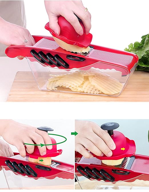 Multi-Functional Shredder Slicer 5 in 1 Versatile Kitchen Tool