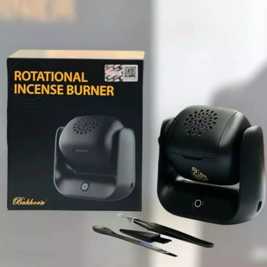 Rotational Electric Bukhoor Incense Burner Elegant & Smart