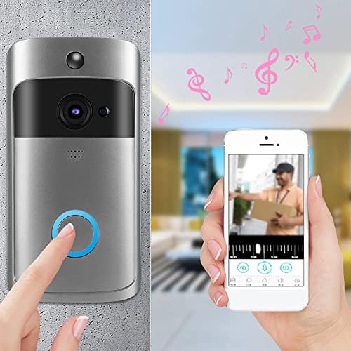 Smart WiFi Video Doorbell HD Security & Two-Way Audio