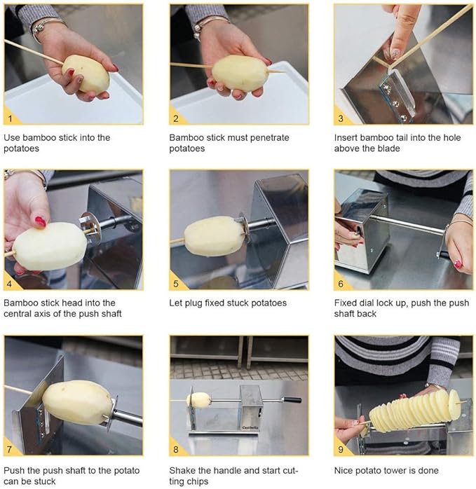 Stainless Steel Potato Slider Manual Heavy-Duty Vegetable Cutter