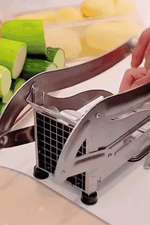 Load image into Gallery viewer, Stainless Steel Potato &amp; Vegetable Cutter Heavy-Duty Manual Slice
