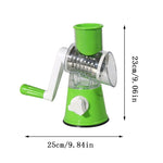 Load image into Gallery viewer, Table Top Drum Grater Manual Slicer, Shredder &amp; Grater for Vegetables, Cheese &amp; Nuts
