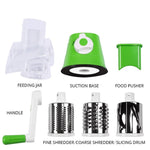 Load image into Gallery viewer, Table Top Drum Grater Manual Slicer, Shredder &amp; Grater for Vegetables, Cheese &amp; Nuts
