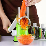 Load image into Gallery viewer, Table Top Drum Grater Manual Slicer, Shredder &amp; Grater for Vegetables, Cheese &amp; Nuts
