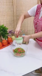 Load and play video in Gallery viewer, Wireless Mini Electric Food Chopper USB Rechargeable &amp; Compact
