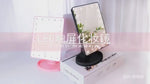 Load and play video in Gallery viewer, Large LED Makeup Mirror with Adjustable Lights &amp; 360° Rotation white
